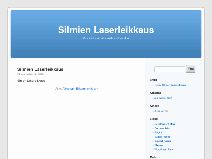 www.silmienlaserleikkaus.com