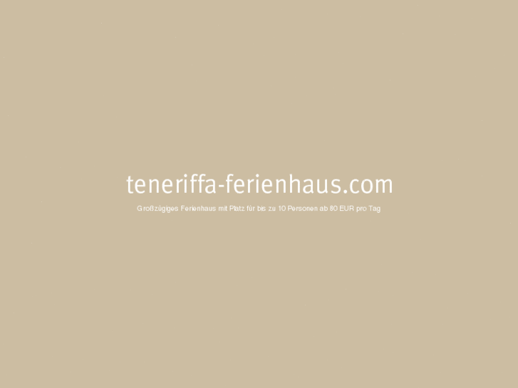 www.teneriffaferienhaus.com