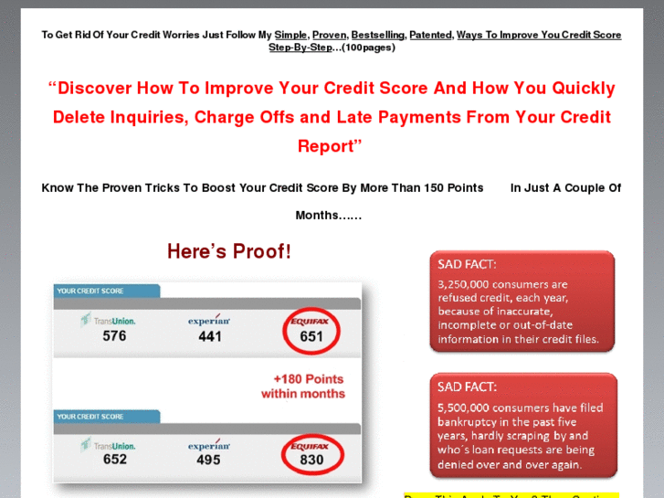 www.waystoimprovecreditscore.org