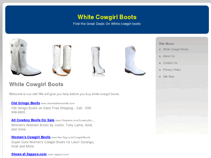 www.whitecowgirlboots.org