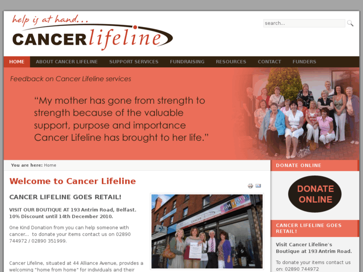 www.cancerlifeline.info