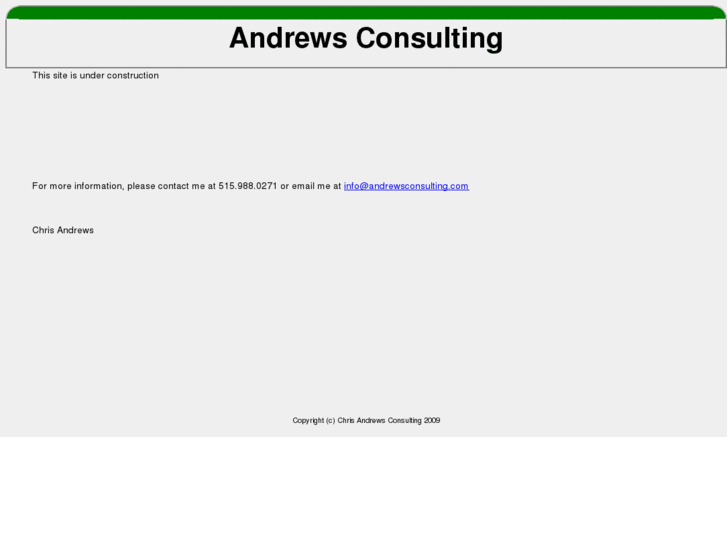www.chrisandrewsconsulting.com