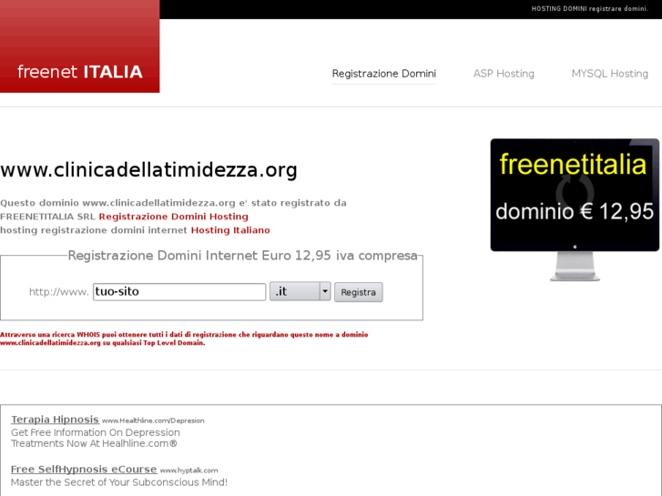 www.clinicadellatimidezza.org