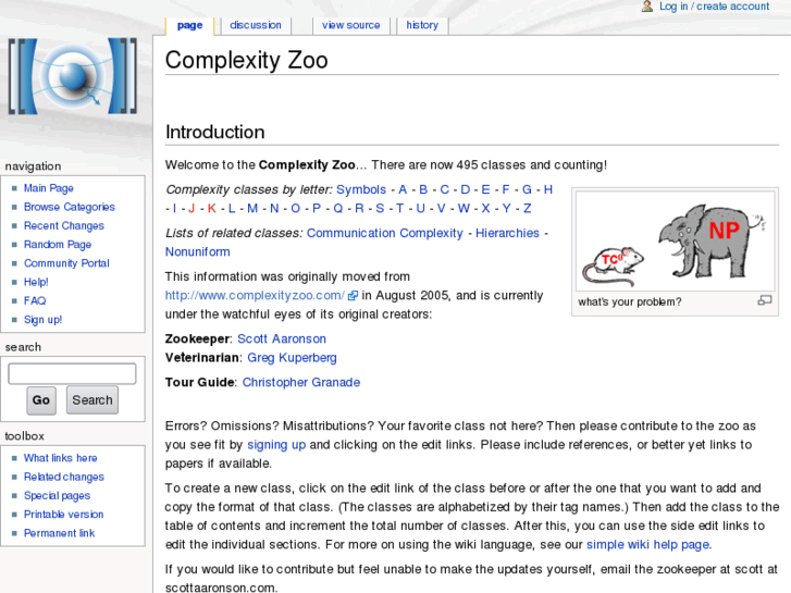 www.complexityzoo.com