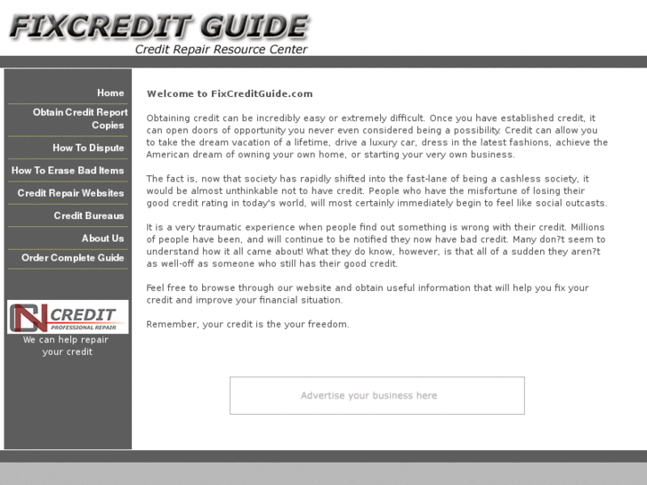 www.fixcreditguide.com