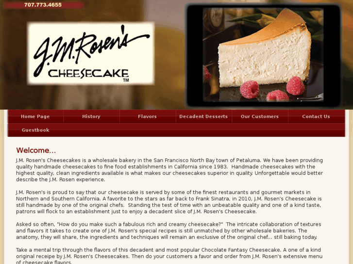 www.jmrosencheesecakes.com