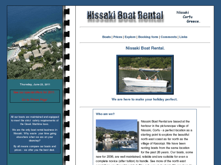 www.nissakiboatrental.com