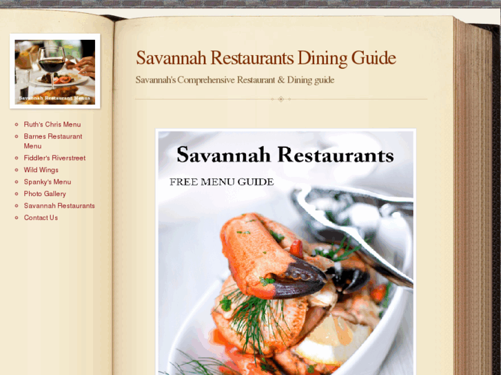 www.savannahrestaurantmenus.com