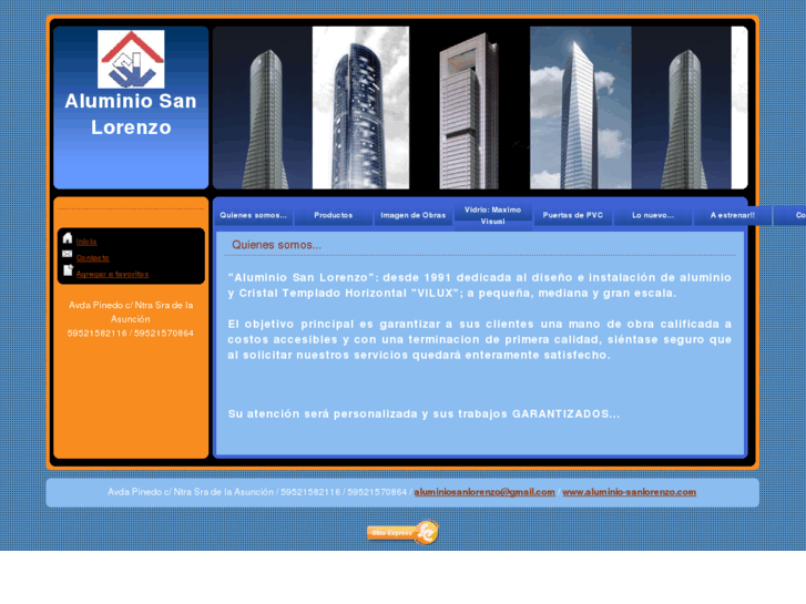 www.aluminio-sanlorenzo.com