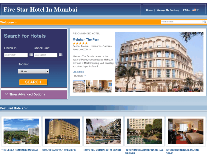 www.fivestarhotelinmumbai.com