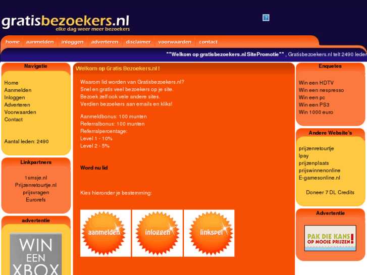 www.gratisbezoekers.nl