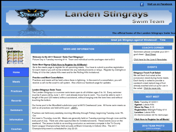 www.landenstingrays.com