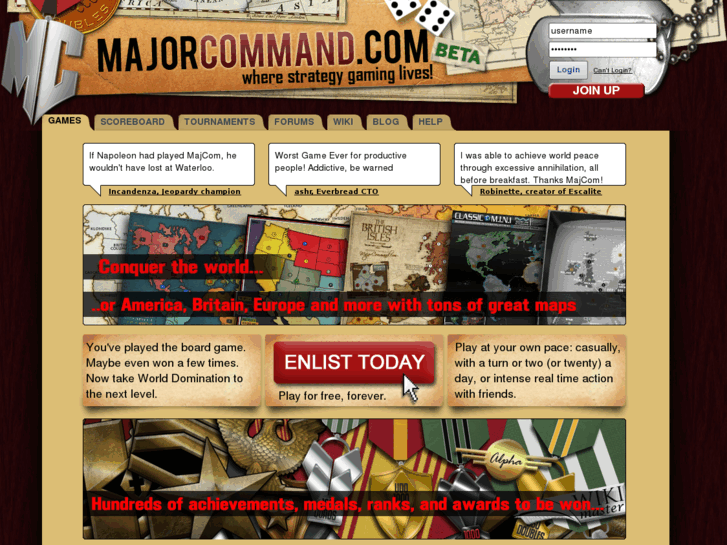 www.majorcommand.com