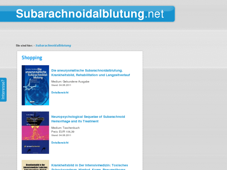 www.subarachnoidalblutung.net