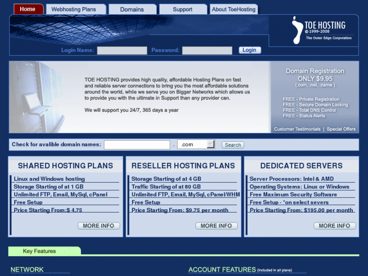 www.toehosting.net