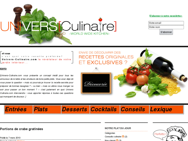 www.univers-culinaire.fr