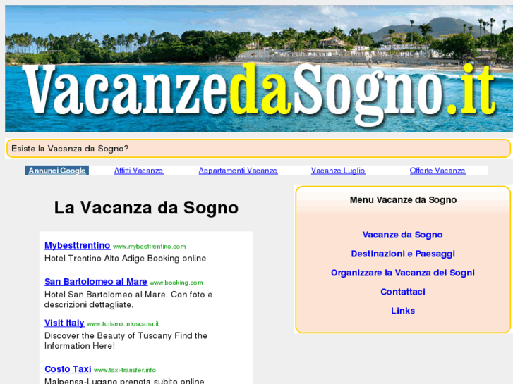 www.vacanzedasogno.it