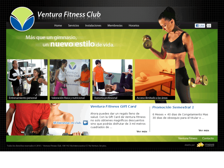 www.venturafitness.com.ec