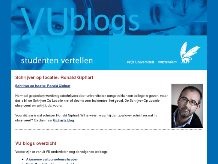 www.vublogs.nl