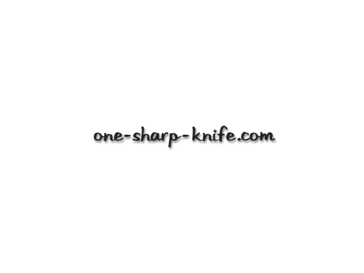 www.one-sharp-knife.de