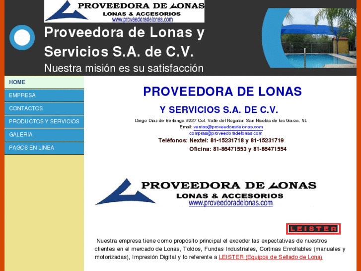 www.proveedoradelonas.com