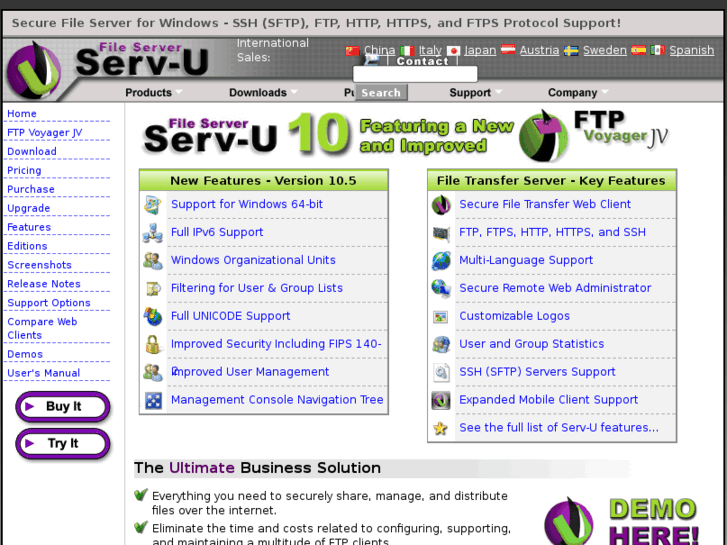 www.serv-u.com