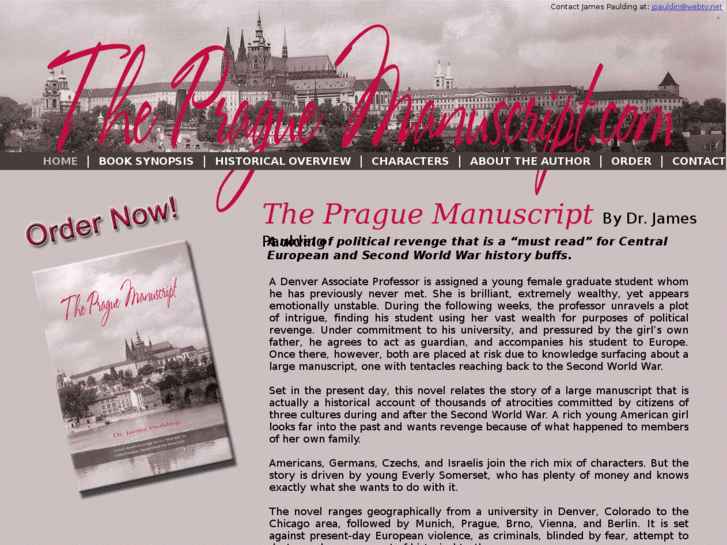 www.thepraguemanuscript.com