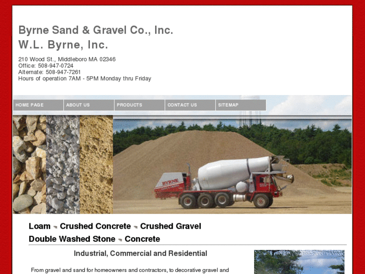 www.byrnesandandgravel.com