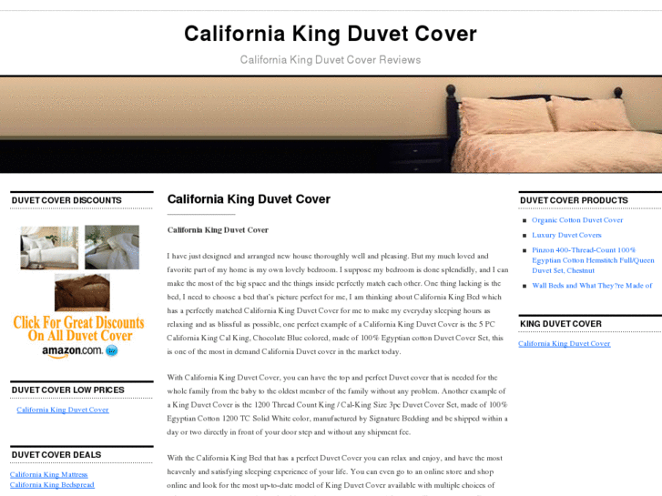 www.californiakingduvetcover.net