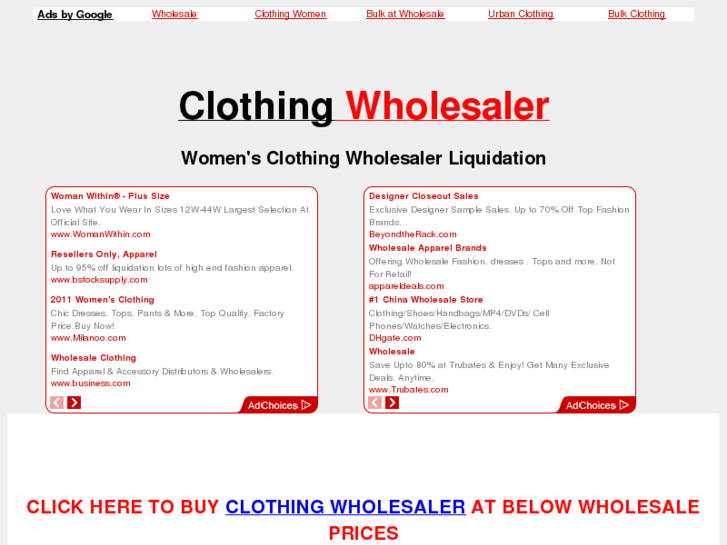 www.clothingwholesaler.us