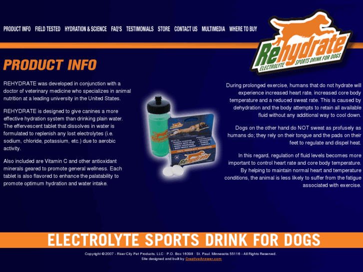 www.rehydratefordogs.com