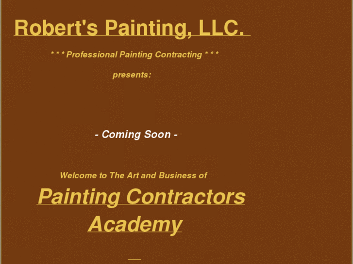 www.robertspaintingllc.com