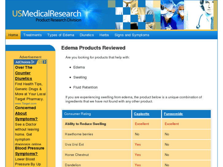 www.usmedicalresearch-edema.org