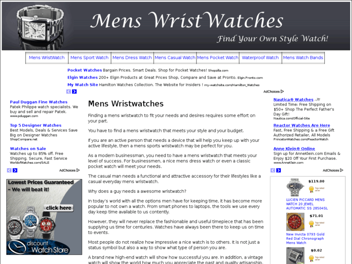 www.wristwatchesmen.com