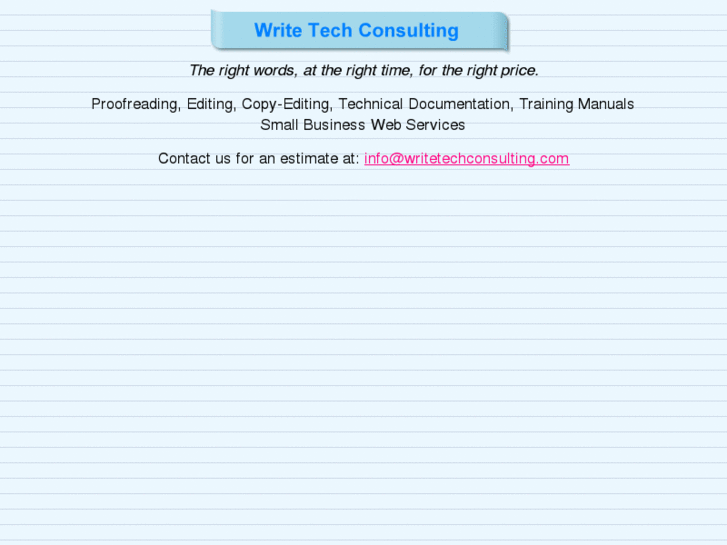 www.writetechconsulting.com