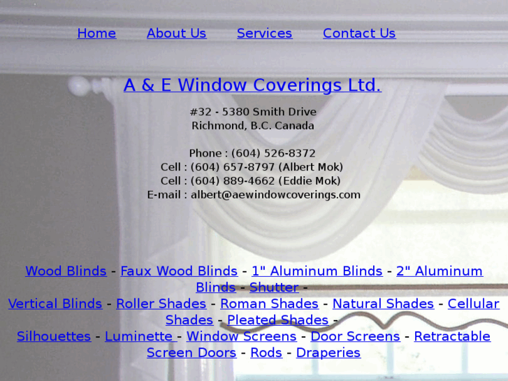 www.aewindowcoverings.com