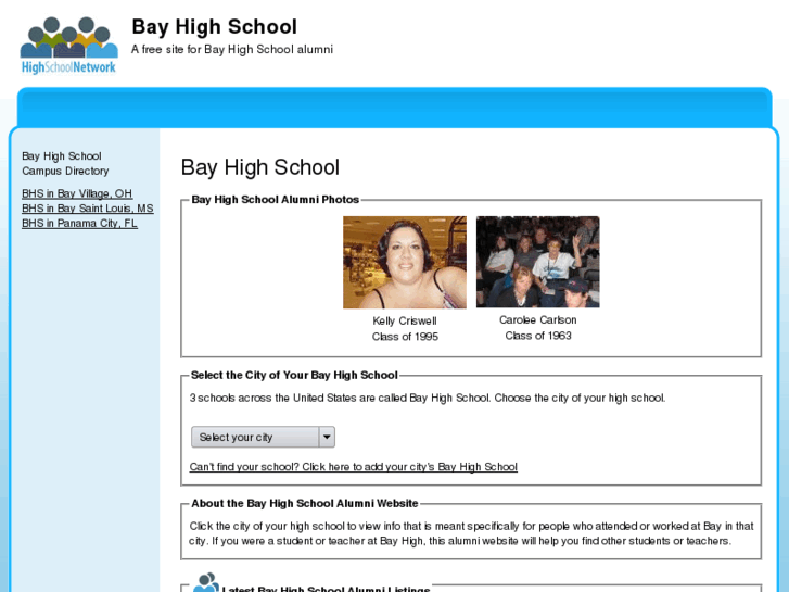 www.bayhighschool.net