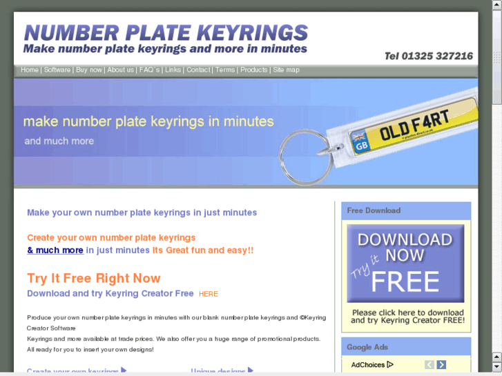 www.novelty-number-plate-keyrings.com