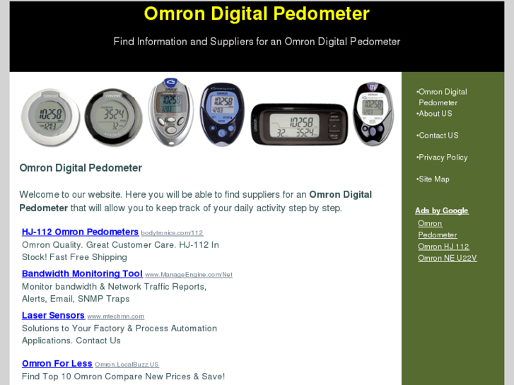 www.omrondigitalpedometer.org