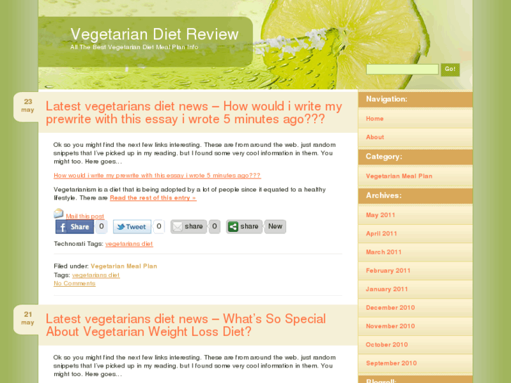 www.vegetariandietreview.com