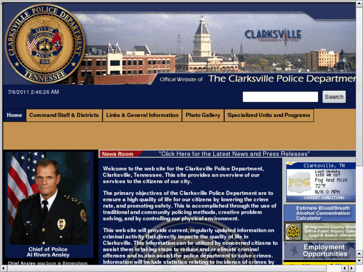 www.clarksvillepolice.com