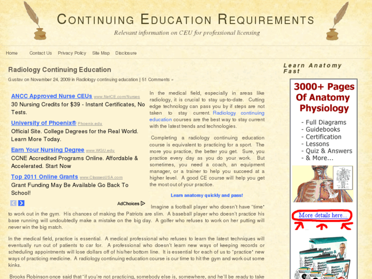 www.continuingeducationrequirements.com