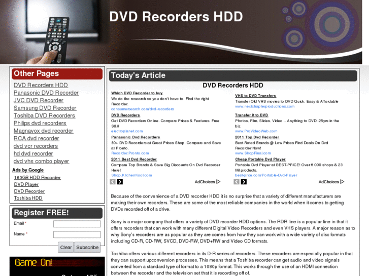 www.dvdrecordershdd.com