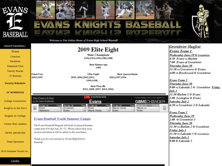 www.evansbaseball.com