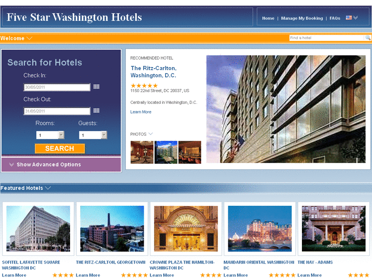 www.fivestarwashingtonhotels.com
