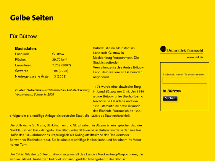 www.gelbe-seiten-buetzow.com