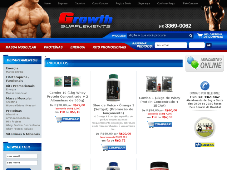 www.growthsupplements.com.br