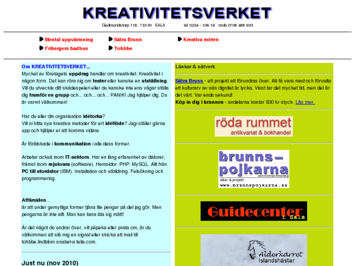 www.kreativitetsverket.se