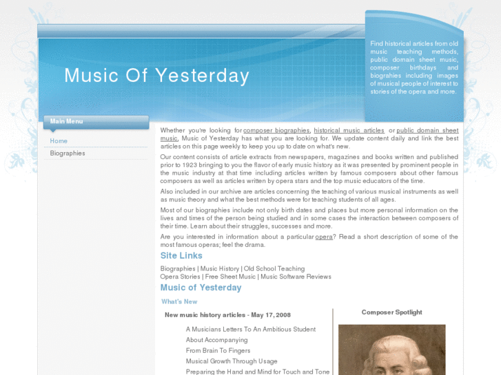 www.musicofyesterday.com