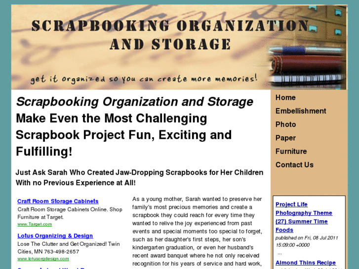 www.scrapbooking-organization-and-storage.com